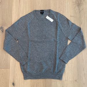 Brand new J. Crew slim rugged sweater. Size small. Grey. 100% cotton.